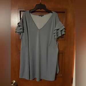 Adrianna Papell Polka Dot Blouse